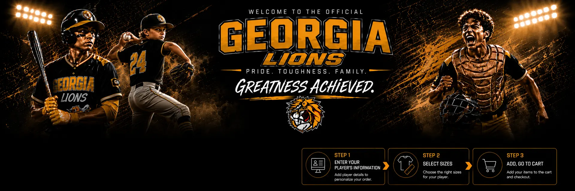 2026 Geogia Lions Fall Team Store/Tienda del Equipo de Otoño 2026 de los Georgia Lions