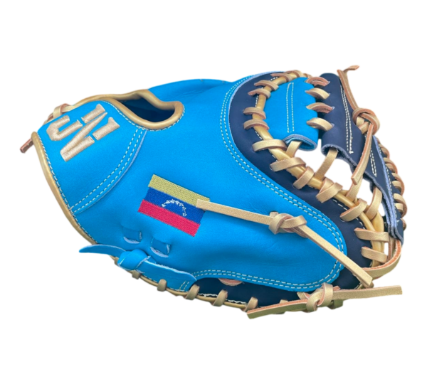 CUSTOM STEERHIDE 1ST BASE AND CATCHER MITT - Image 7