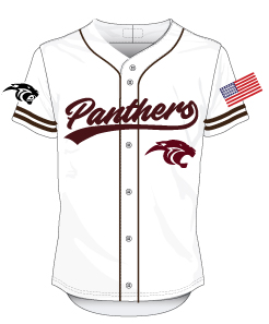 Peachtree Panthers White (24 Jerseys)