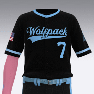 Wolfpack Midnight Ice Pro Mesh Full Button