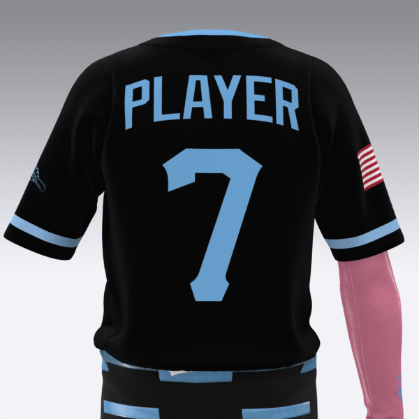 Wolfpack Midnight Ice Pro Mesh Full Button - Image 2