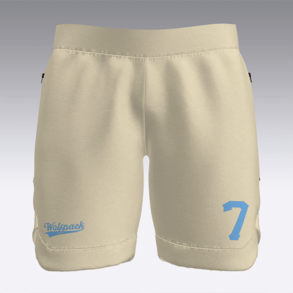 Wolfpack Heritage Training Shorts – Cream Edition