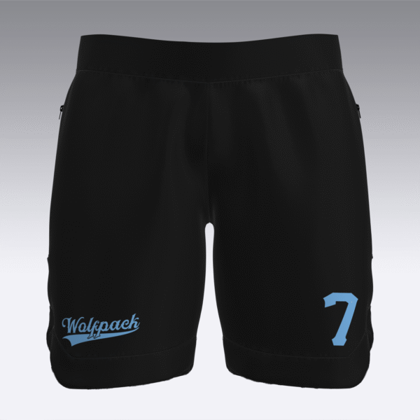Wolfpack Core Training Shorts – Blackout Edition