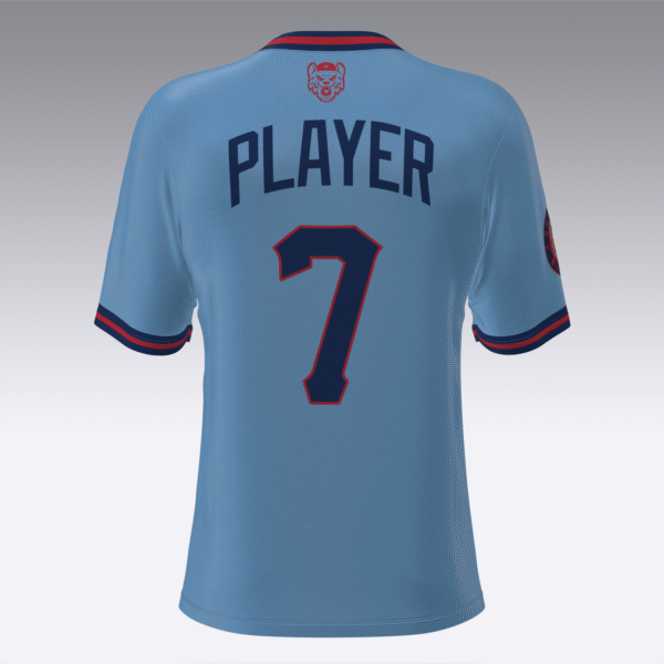 Wolfpack Retro V-Neck – Powder & Patriot Edition - Image 2