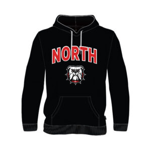 North Gwinnett “NORTH” Cotton Sweatshirt – Black