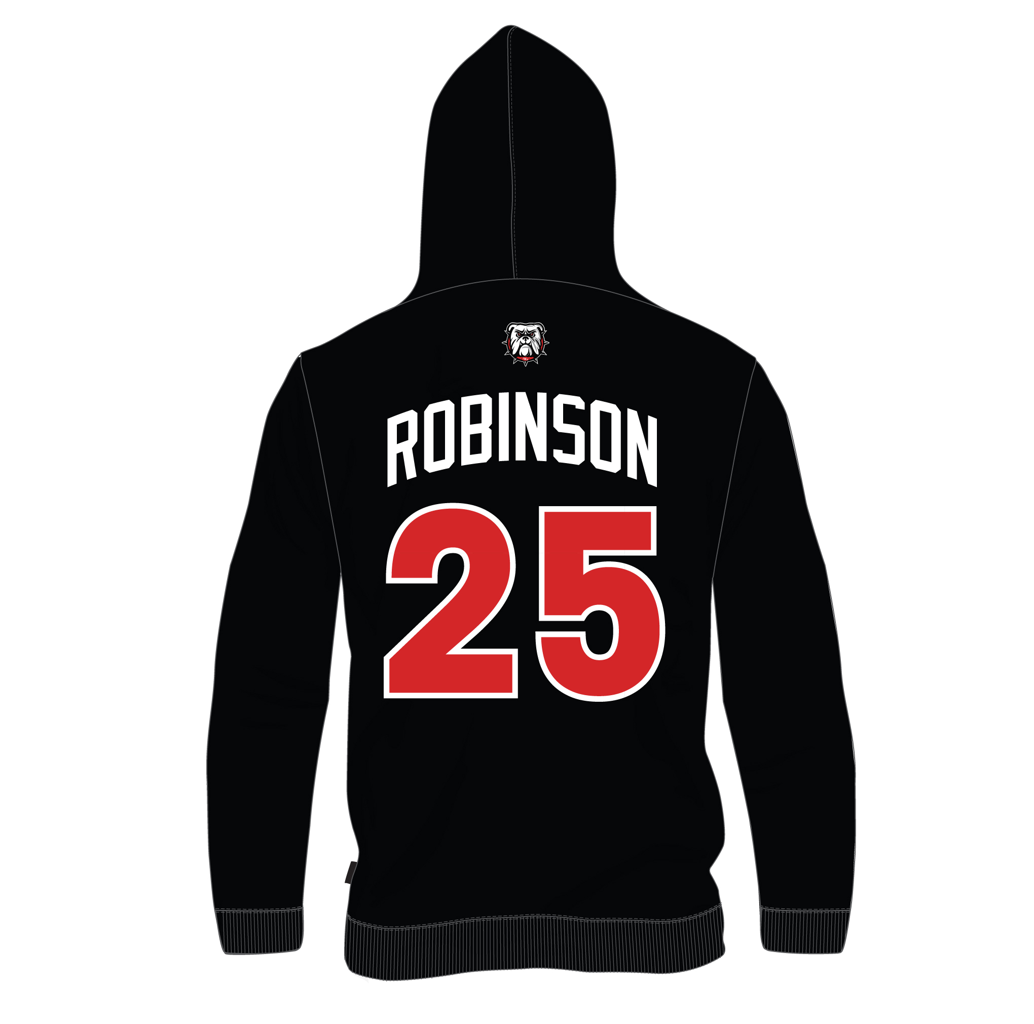 North Gwinnett “NORTH” Cotton Sweatshirt – Black - Image 2