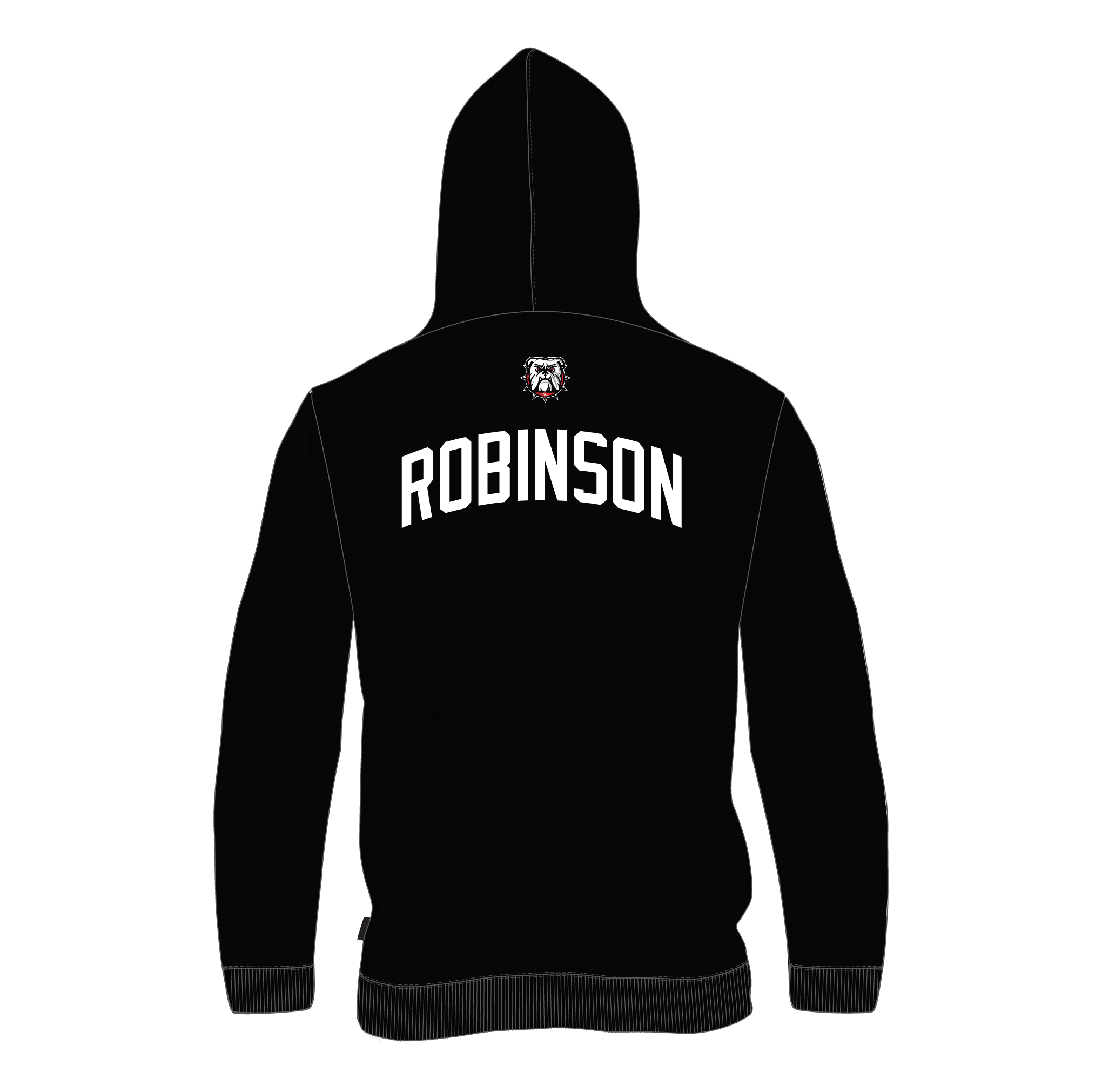 North Gwinnett “NORTH” Cotton Sweatshirt – Black - Image 3